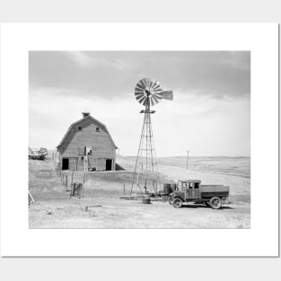 Abandoned Farm, 1936. Vintage Photo Posters and Art